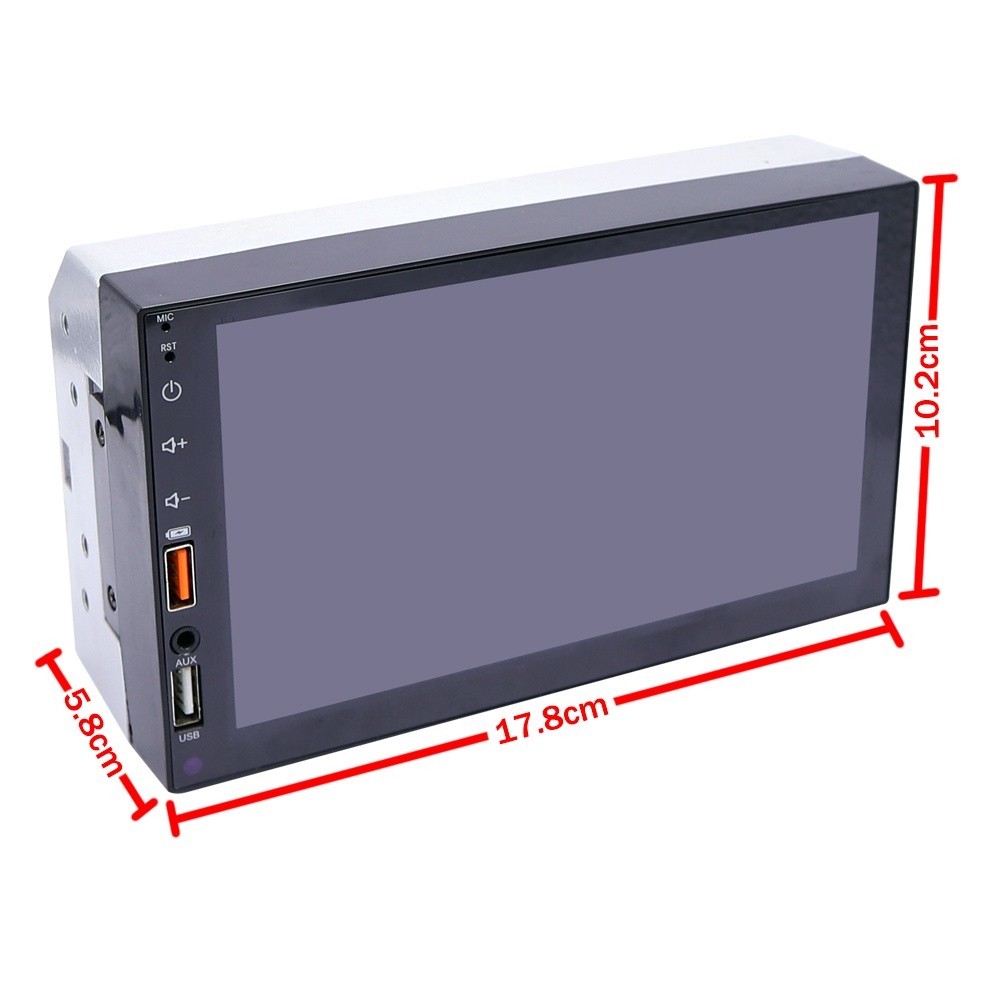(Siap, cod)7 Inci Head Unit 7018B 7020 2 Din Mobil Audio Player Mobil MP5 Player Head Unit Android