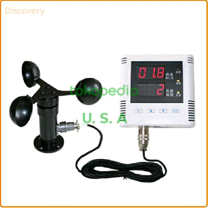 Jual anemometer RS485 Tower Crane Wind Alarm Device Controller Wind