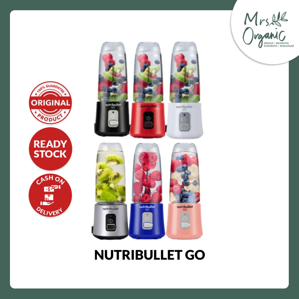 Promo Nutribullet Go Black Mini Juicer Blender Portable 385ml - Kota  Surabaya - Mrs Organic Surabaya