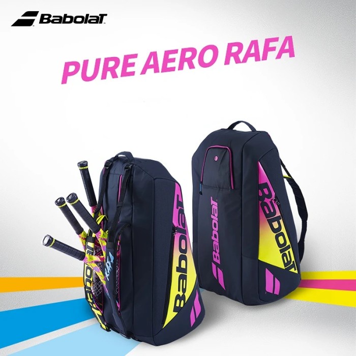 Jual BABOLAT Tenis Bag Pure Aero Rafa 6-12R Nadal - Tas Raket Tennis ...