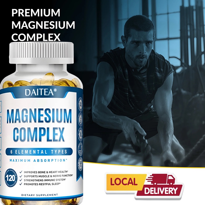 Jual Premium Magnesium Complex Maximum absorption of magnesium supplement to aid sleep, leg