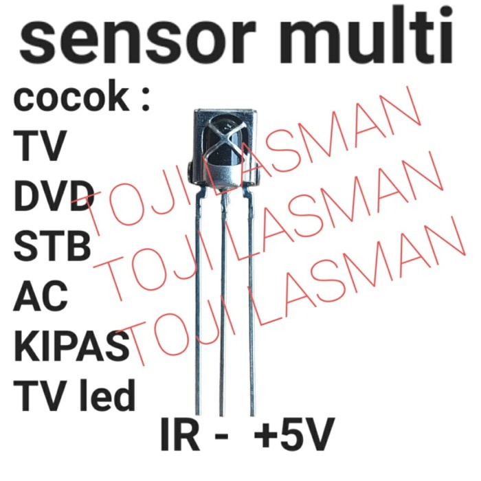 Jual mata led sensor 3p receiver tv led lcd ac dvd kipas parabola merk ...