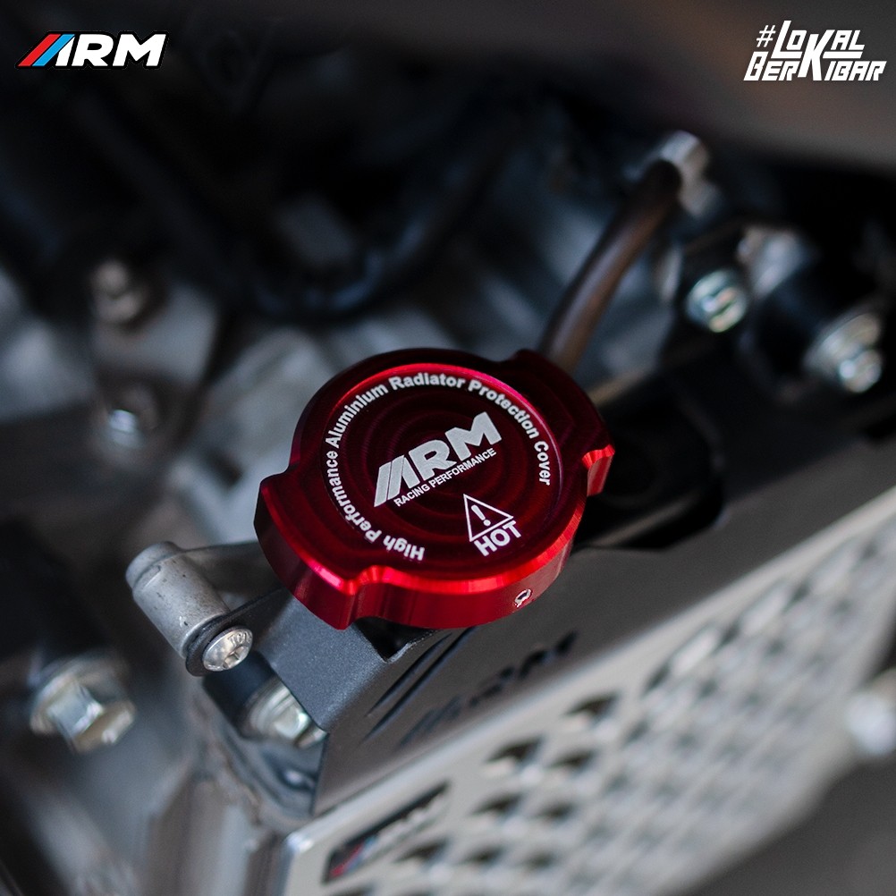 Jual ARUMI PARTS RADIATOR CAP TUTUP RADIATOR ARM FULL CNC NMAX AEROX ...