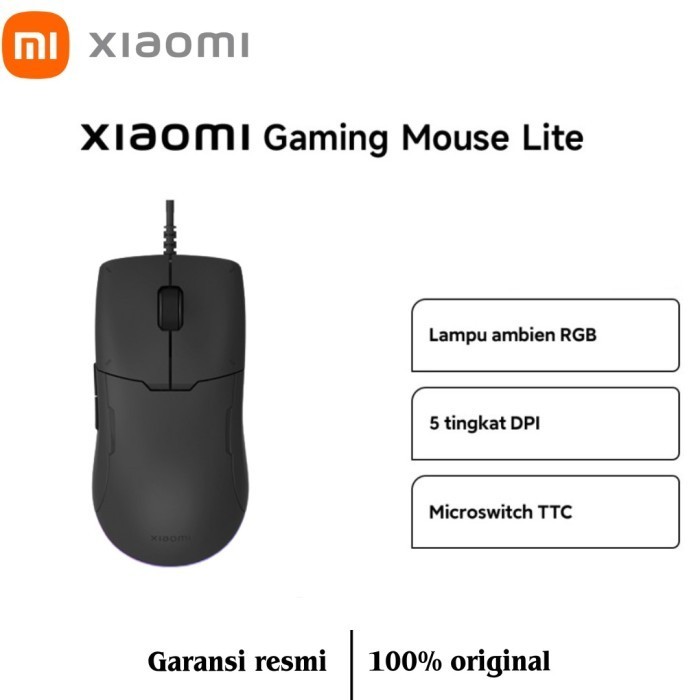 Jual Xiaomi Gaming Mouse Lite | Lampu ambien RGB | 5 tingkat DPI NEW ...