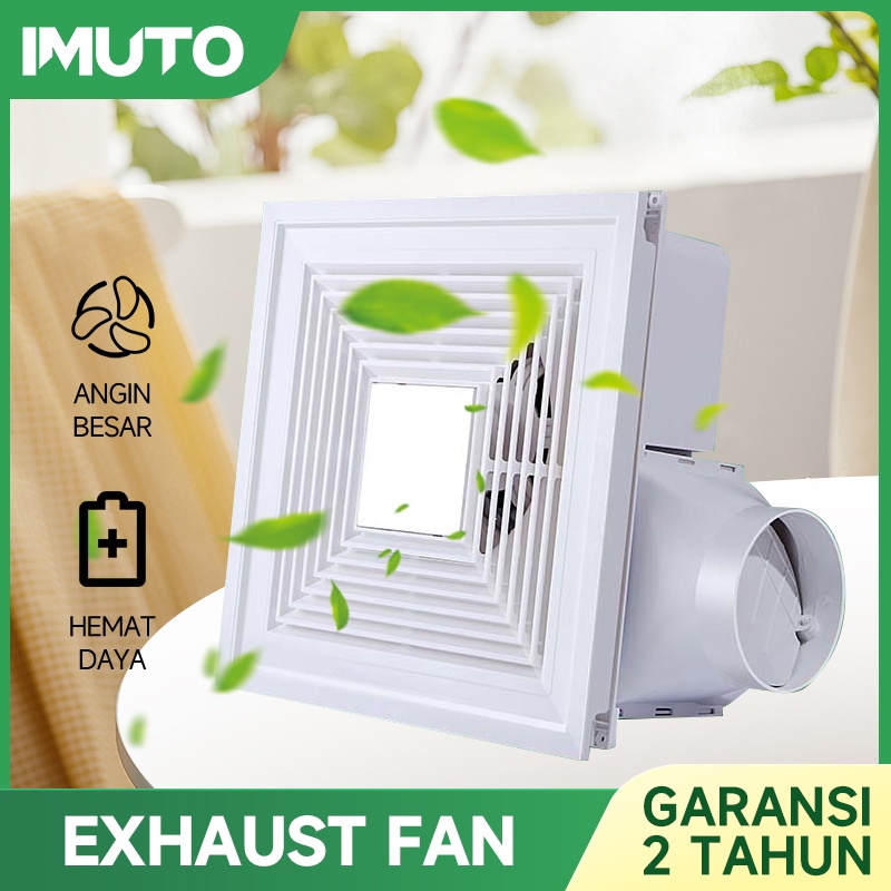 Jual D4GG4 IMUTO Exhaust Fan Kipas Angin Hexos Plafon 8 Inch / 10 Inch ...