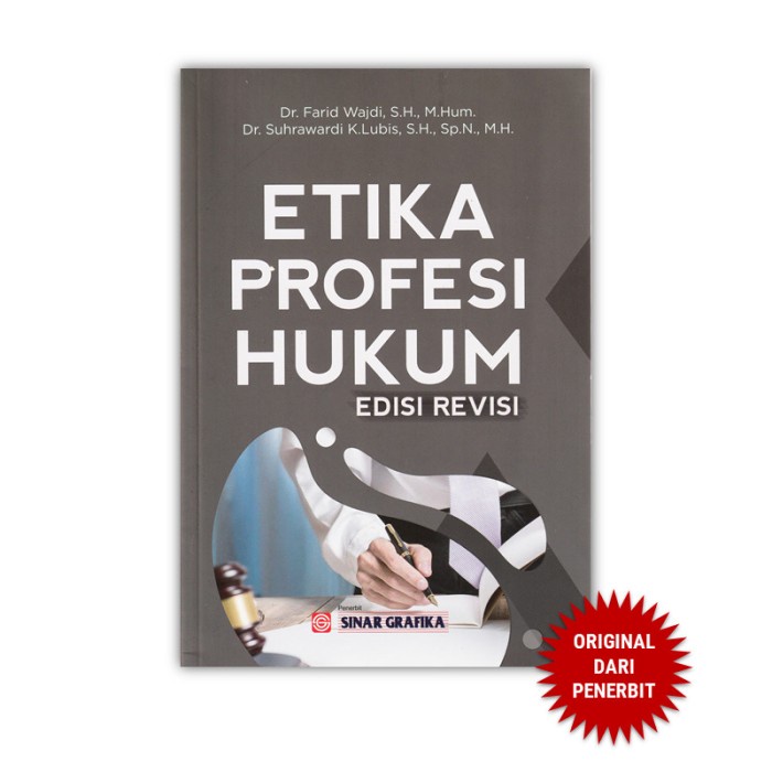 Jual Buku Etika Profesi Hukum (Ed.Revisi) | Shopee Indonesia