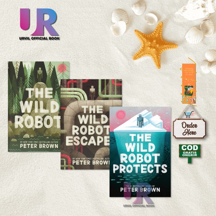 Jual The Wild Robot ( Wild Robot (3 book series ) By Peter Brown ...