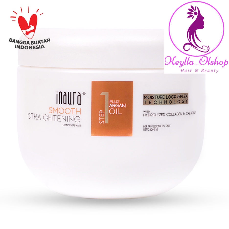 Jual Inaura Smooth Straightening (Step 1) 1000ml | Shopee Indonesia