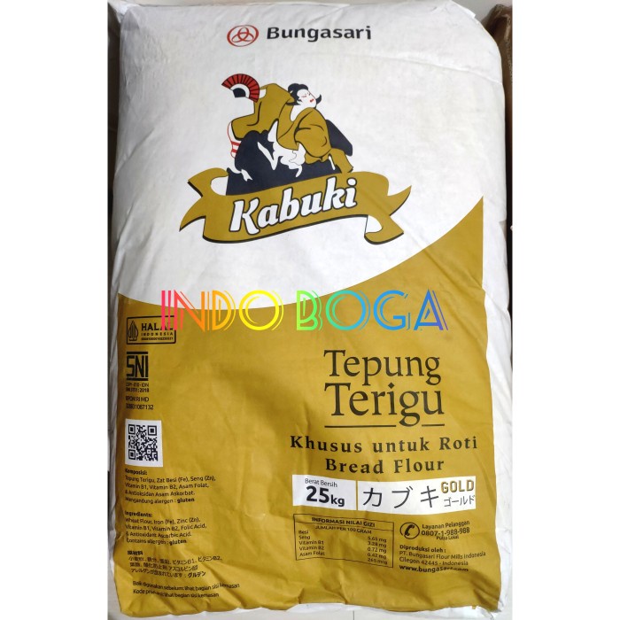Jual tepung terigu kabuki gold 25 kg / tepung terigu protein tinggi