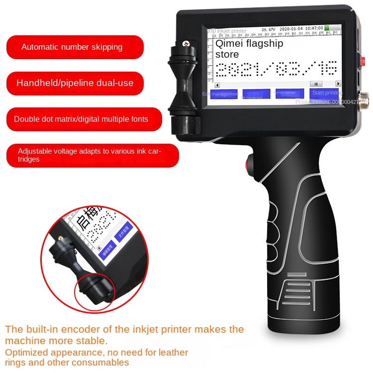 Jual Mesin Pencetak Manual Tipe QM-970 12.7mm Printer Tangan dengan ...