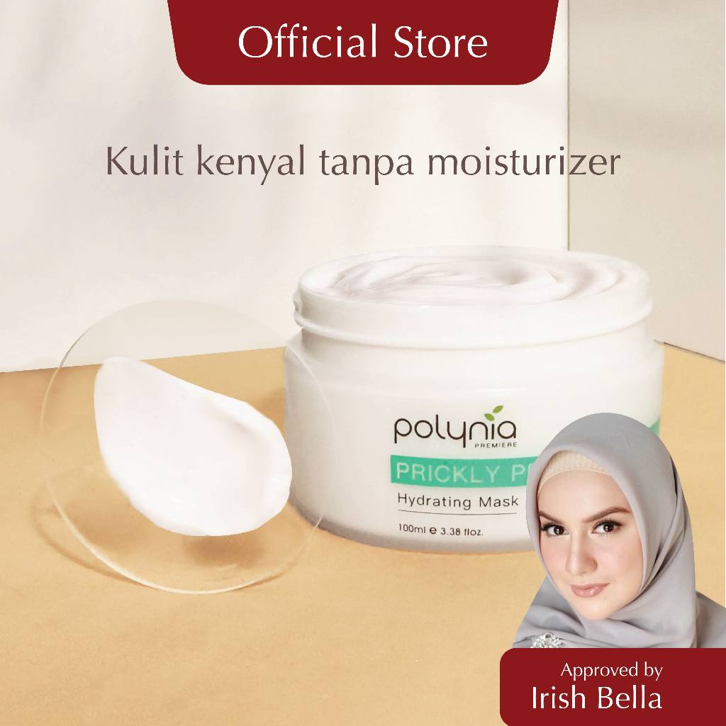 Jual POLYNIA Prickly Pear Hydrating Face Mask | Memperkuat Skin Barrier ...