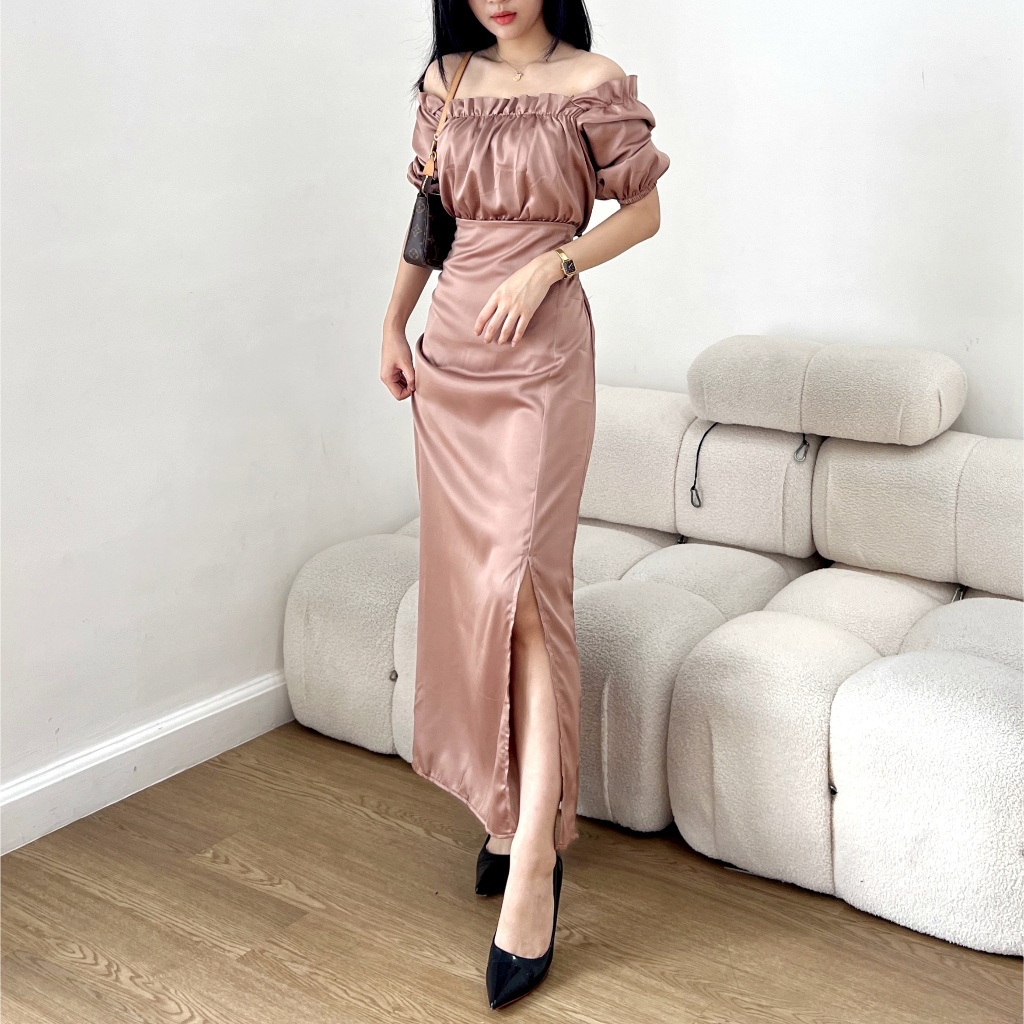 satin dress korean Korean Vintage Luxury Party Evening Dress For Women Summer Pink Satin Elegant Sling Sexy Midi Dress 2024 Fashion Bodycon Dresses