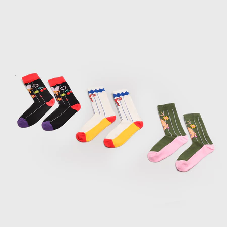 Girls Club Mid Socks