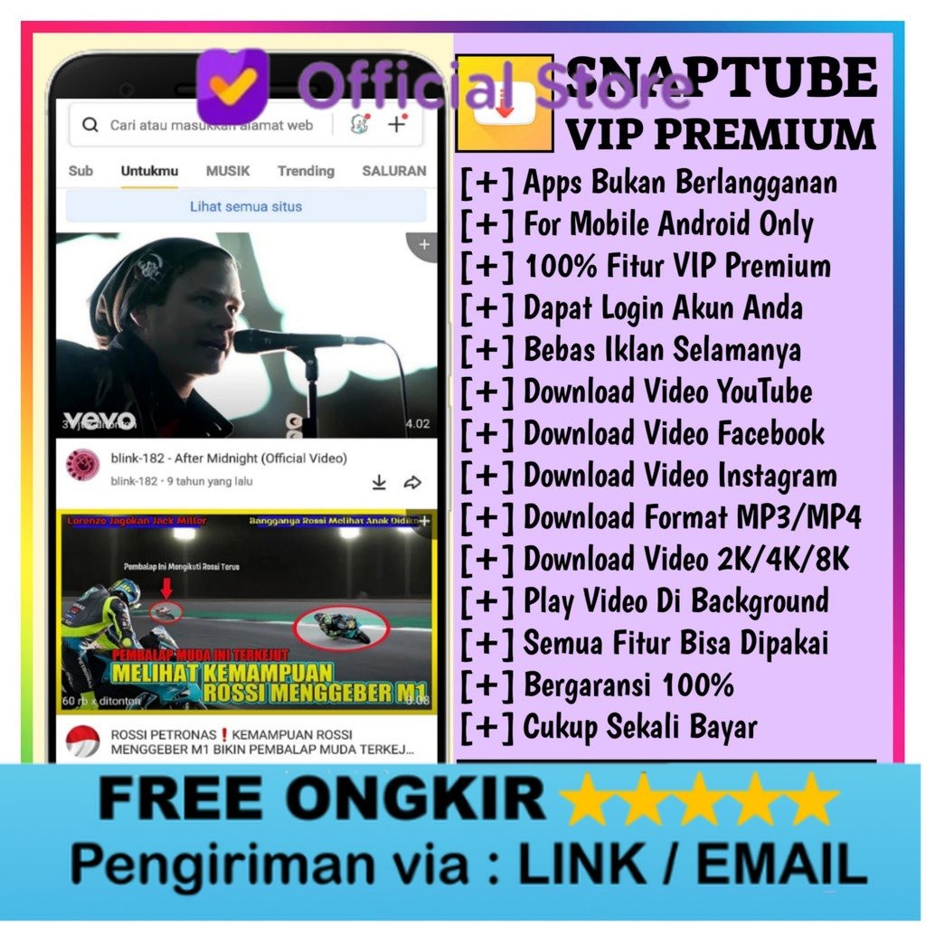 Jual Snaptube VIP Premium Android Lifetime | Shopee Indonesia