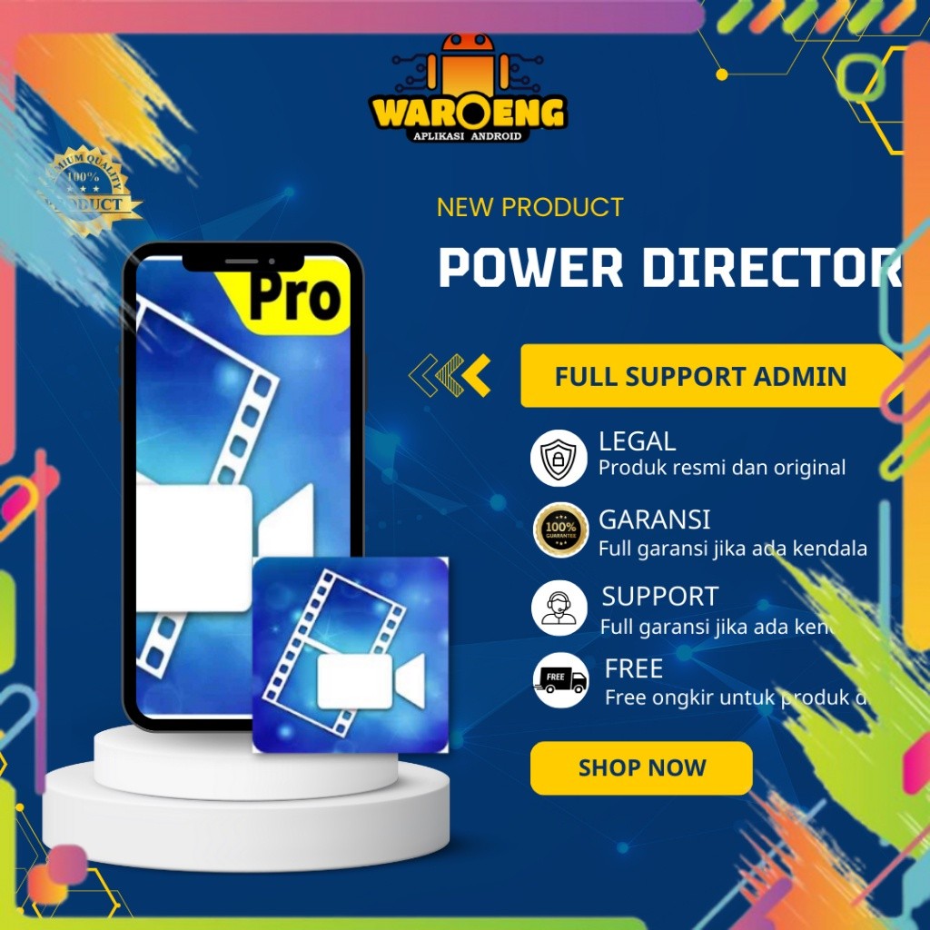 Jual Beli 1 Gratis 1 Power Director Pro Premium No Trial Full Version ...