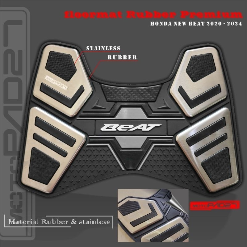 Jual Motopad27 Honda Beat/Street 2020-2024 Karpet Motor Floor Mat ...