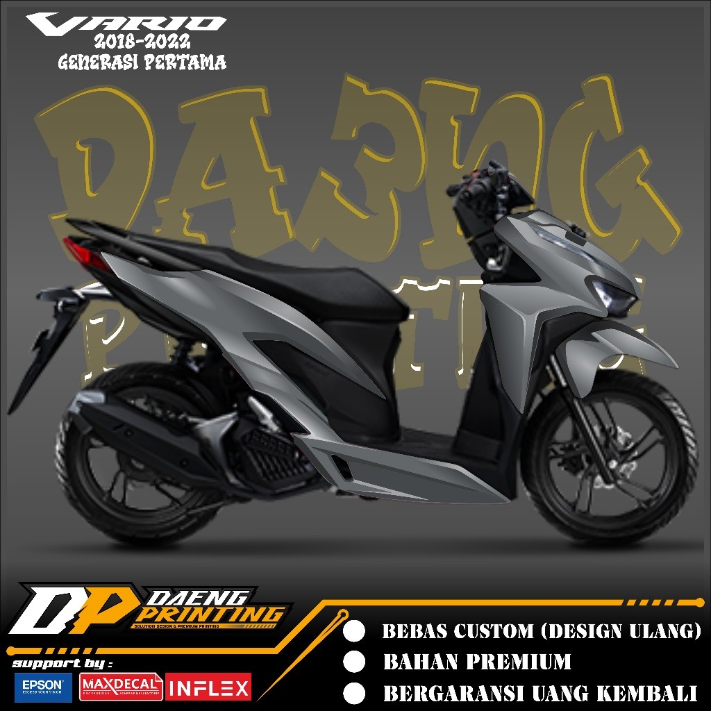 Jual Stiker Vario Generasi 1 Premium – Custom Bebas Desain, Full Body ...