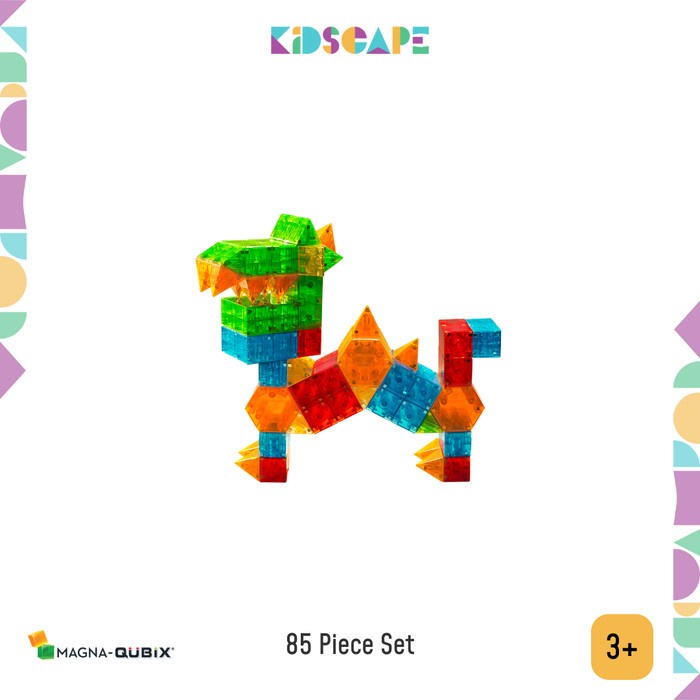 Jual MagnaQubix 85 Piece Set MagnaTiles MagnaQubix