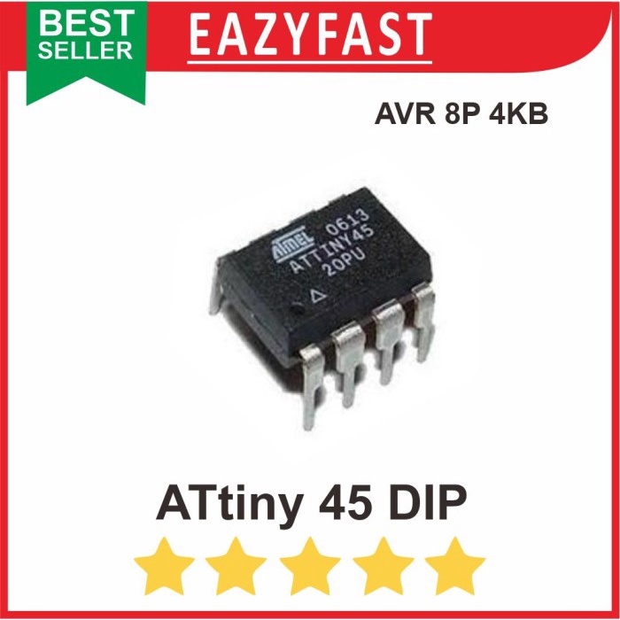Jual IC Atmel ATTiny45 ATTiny AT Tiny 45 Chip Micro Mikro Controller uC ...