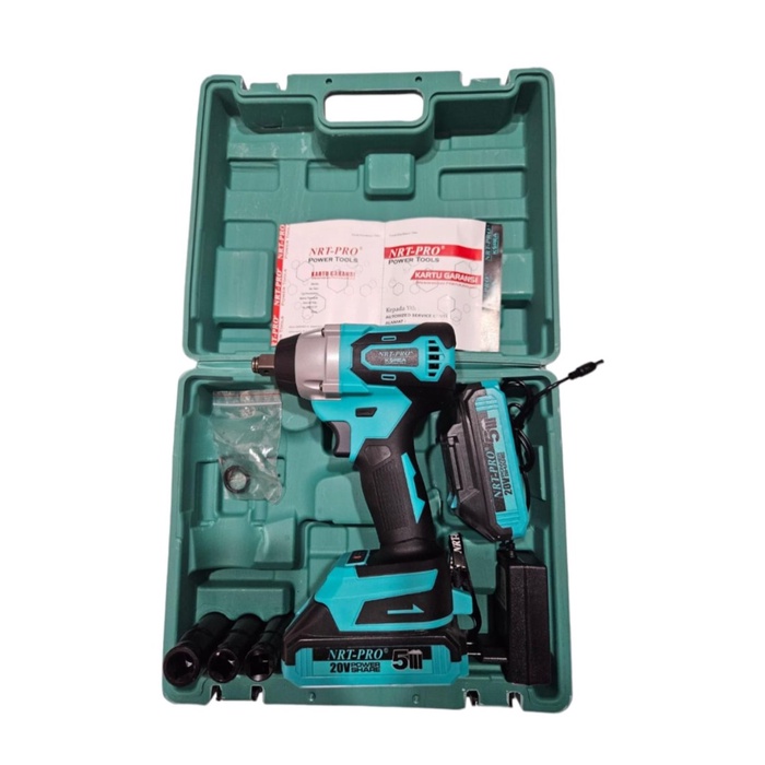 Jual Mesin Bor Impact Wrench Cordless Baterai NRT-PRO TX30DC | Shopee ...