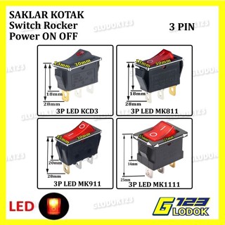 Jual Saklar Power Switch Tombol On Off Mini Roker Rocker Besar Pin Shopee Indonesia