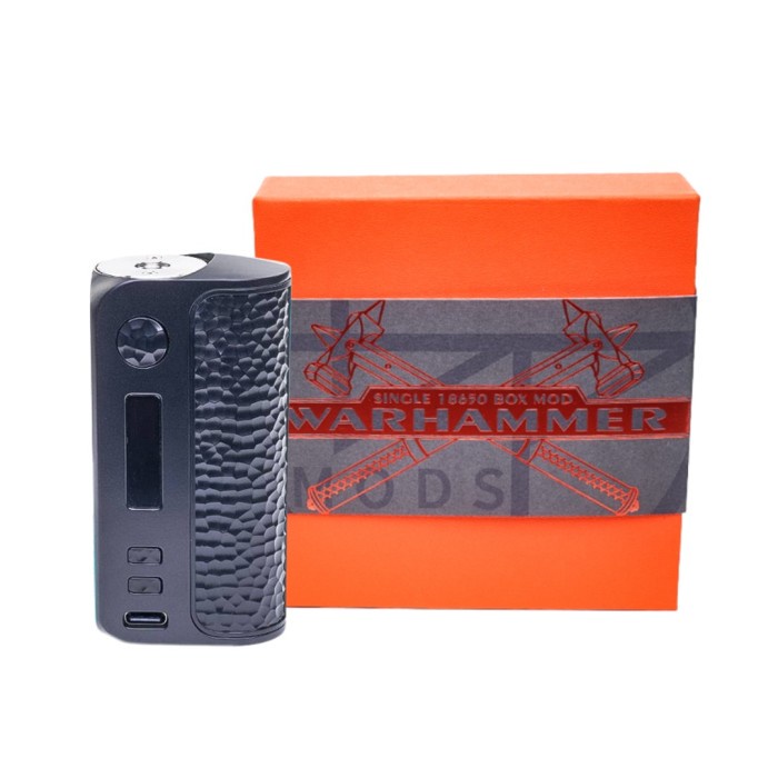 Jual (COD) Mod Vape Vapor Warhammer Box Mod 18650 60W Authentic By BP ...