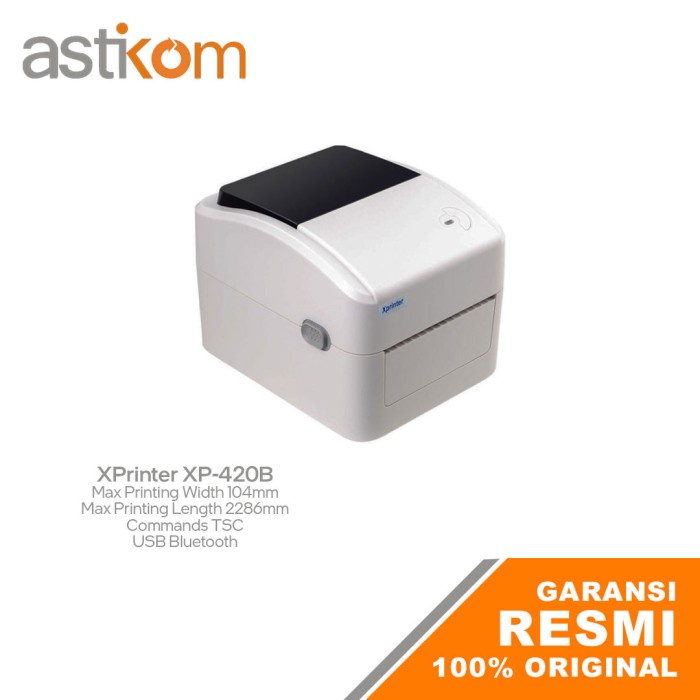 Jual Printer Thermal Cetak Resi Barcode XPrinter XP-420B White USB ...