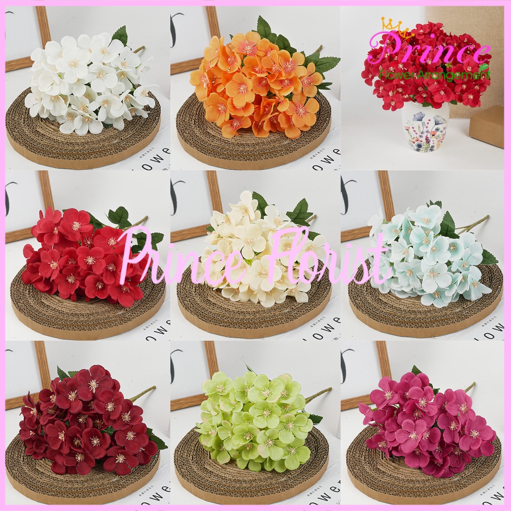 Jual PRINCE FLORIST - HORTENSIA HONEY CABANG 5 DECOR PANCA WARNA RUANG ...