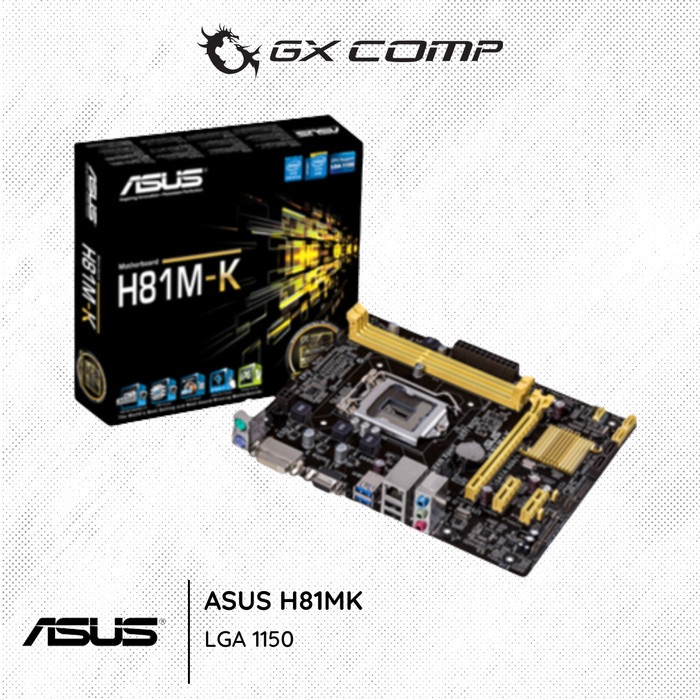 Jual Motherboard Asus H81MK Intel LGA 1150 Shopee Indonesia