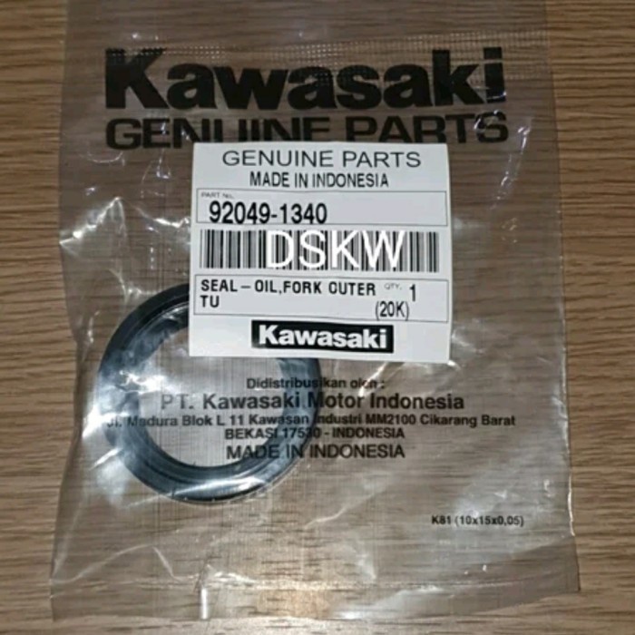 Jual Oli Seal Shock Depan Ninja 150 R Series KGP 920491340 Shopee