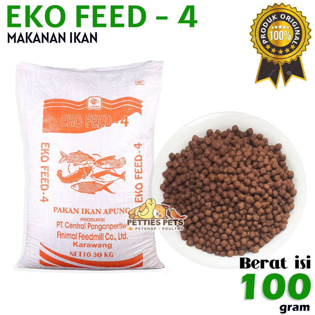 Jual PTS PAKAN IKAN APUNG EKO FEED 4 EKO FEED-4 / PELET IKAN / PAKAN ...