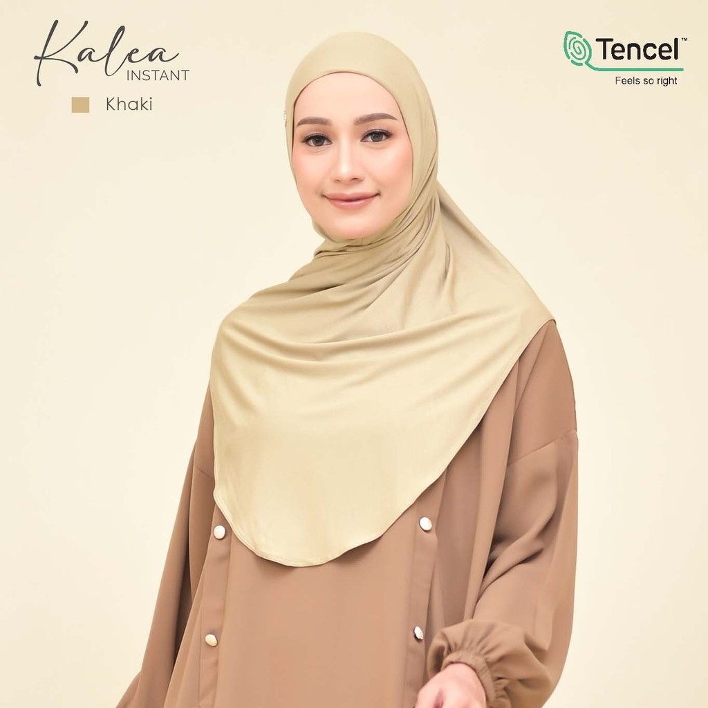 AMILY Kalea Hijab Instan Jilbab Bergo Tencel Modal Terbaru Polos Premium