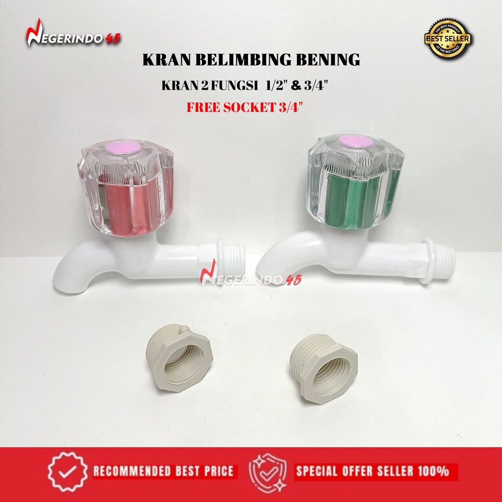 Jual Keran Kran Air Pvc Belimbing Kran Tembok Fungsi Socket