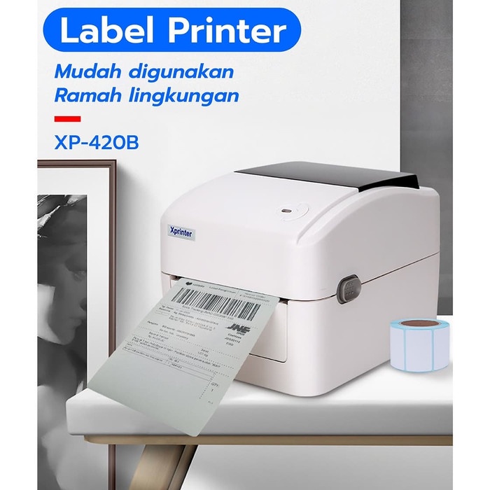 Jual PRINTER BARCODE THERMAL / LABEL PRINTER XPRINTER XP-420B 110MM ...