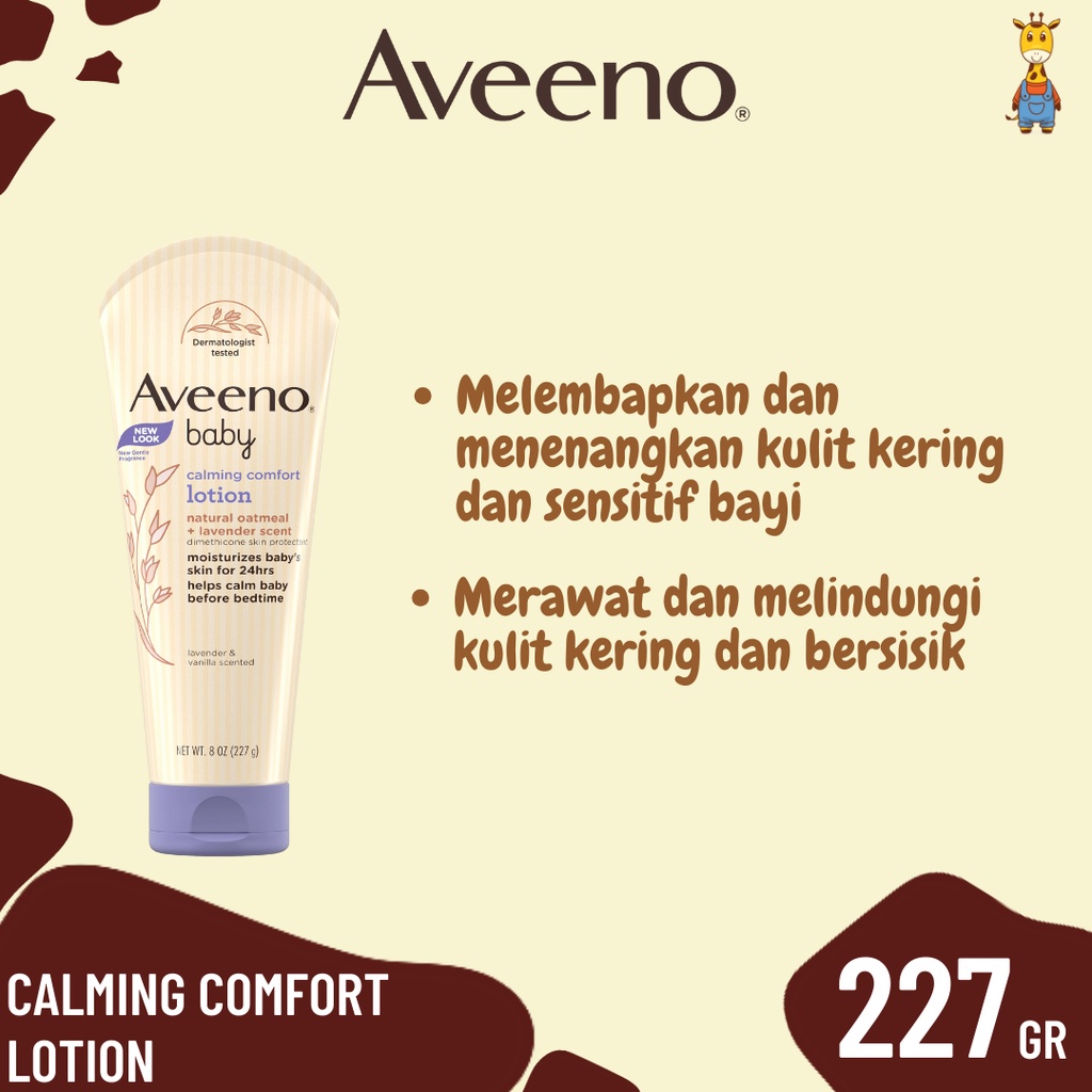 Jual Aveeno Baby Calming Comfort Lotion 227gr Lotion Pelembap Bayi