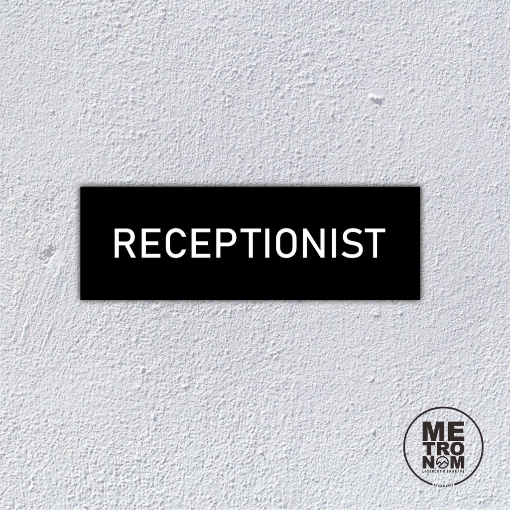 Jual Receptionist Resepsionis Papan Ruangan Akrilik | Shopee Indonesia