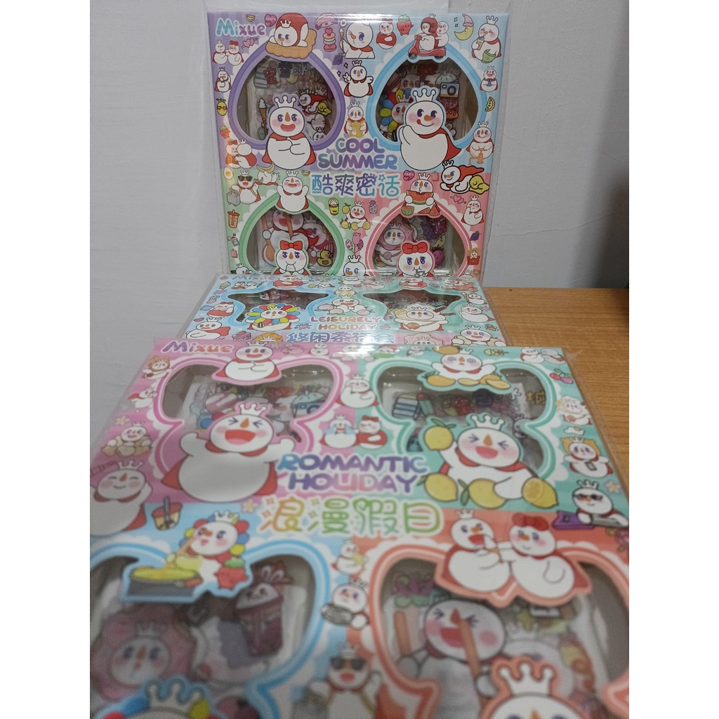Jual BOP STICKER MIXUE VIRAL RAINBOW ISI 100PCS PER BOX WATERPROOF ...