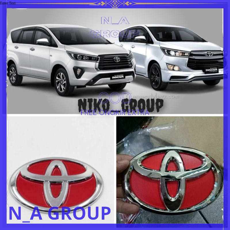 Jual Logo Emblem Toyota Front Innova riborn 2016-202 | Shopee Indonesia