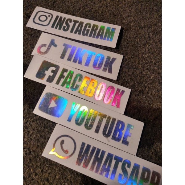 Jual Cutting Sticker nama Custom Tanpa Minimal Order, sticker custom ...