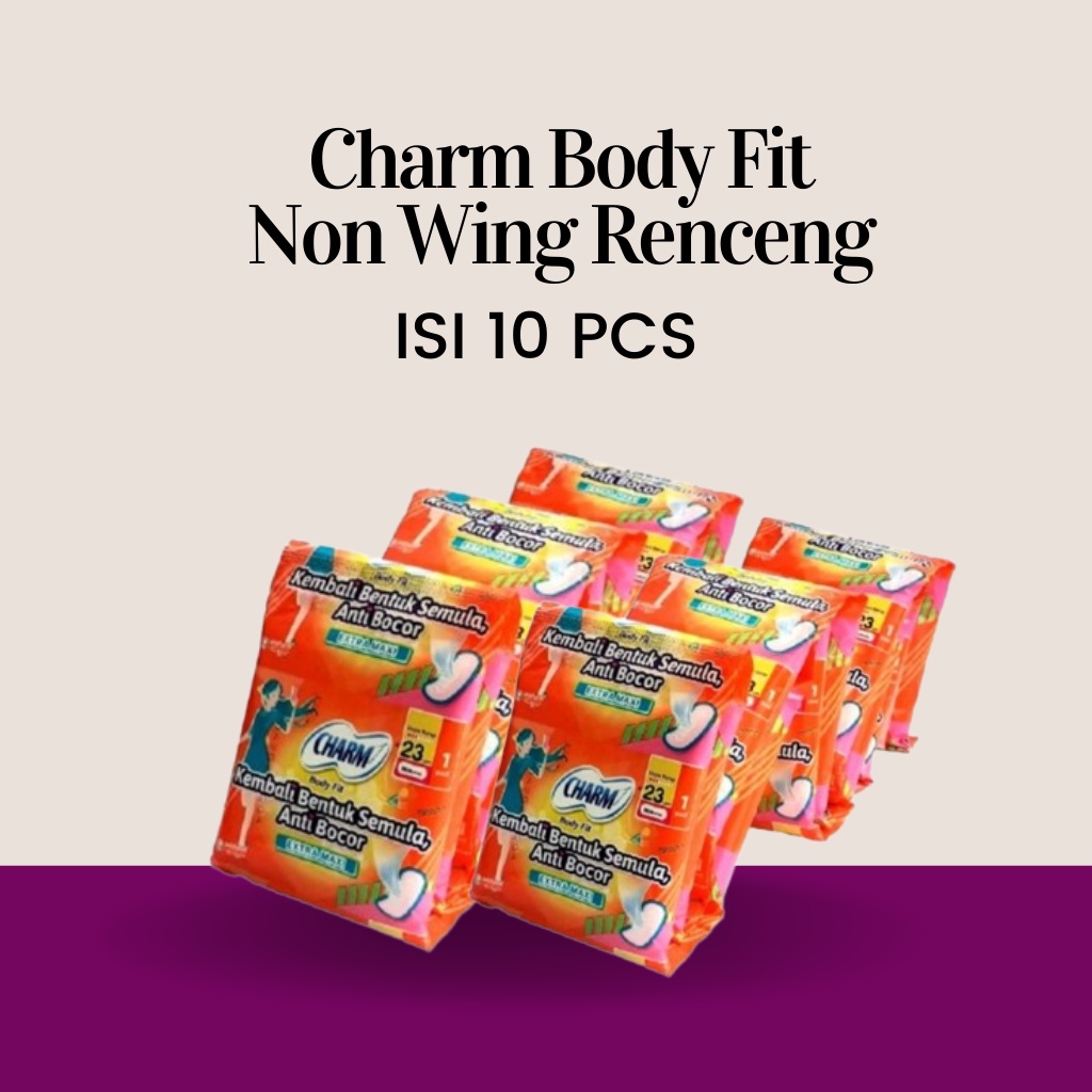 Jual Charm Soptek Pembalut Wanita Renceng 23cm isi 10 Pcs | Shopee ...