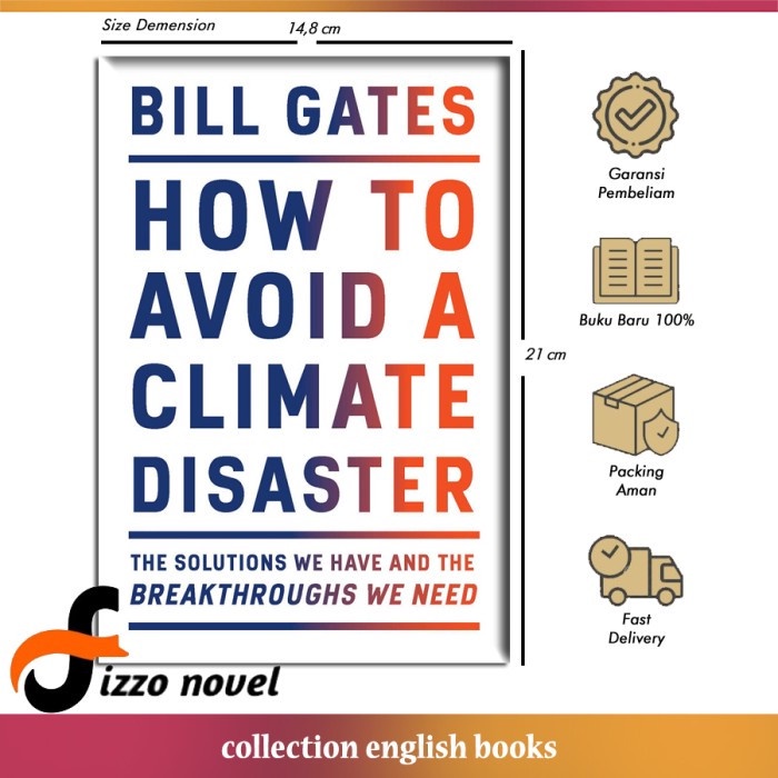 Jual How To Avoid A Climate Disaster - Bill Gates (English) | Shopee ...