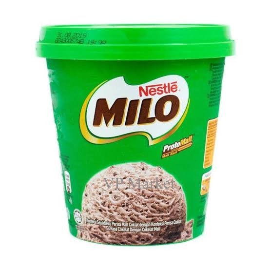 Jual Es krim Nestle Milo Rasa Coklat Dengan Coklat Malt 750 Ml | Shopee ...