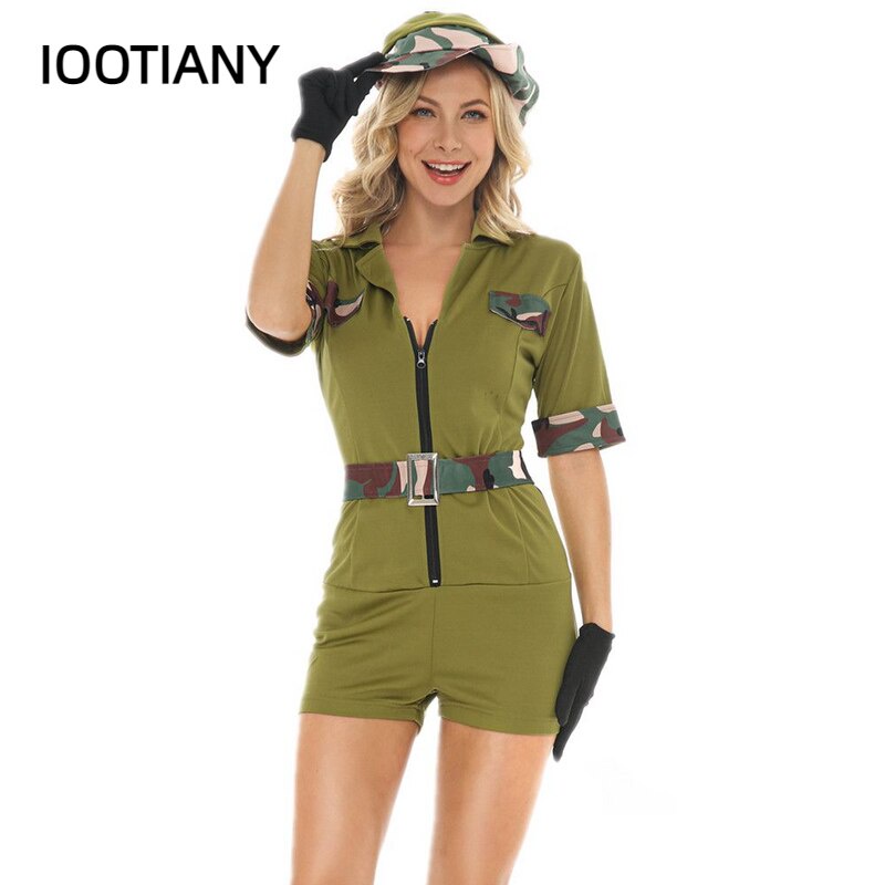 Jual Preorder Sexy Cool Girl Army Cosplay Costume Women Erotic Fantasies Forces Soldier 