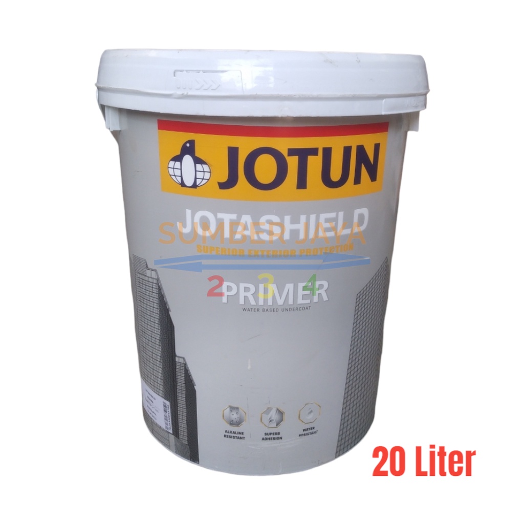 Jual Jotashield Primer Cat Dasar Eksterior 20l Cat Dasar Tembok Eksterior Jotun Jotashield 8011