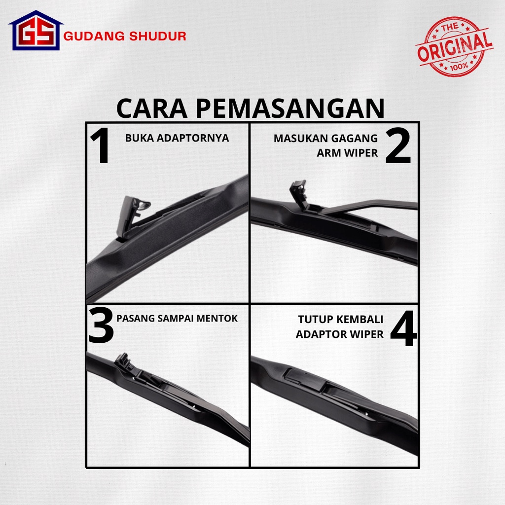 Jual Set Wiper Mobil Hybrid Mobil Toyota Avanza Lama All New Avanza