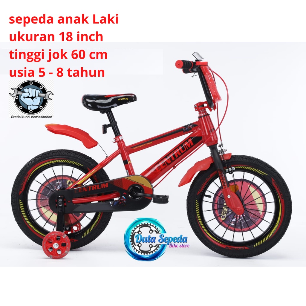 Jual sepeda anak laki laki 18 inch BMX ATLANTIS dan CENTRUM dan FOSTER ...