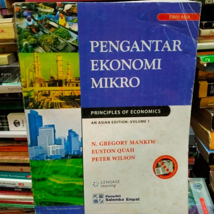 Jual PENGANTAR EKONOMI MIKRO EDISI ASIA VOLUME 1 N GREGORY MANKIW ...