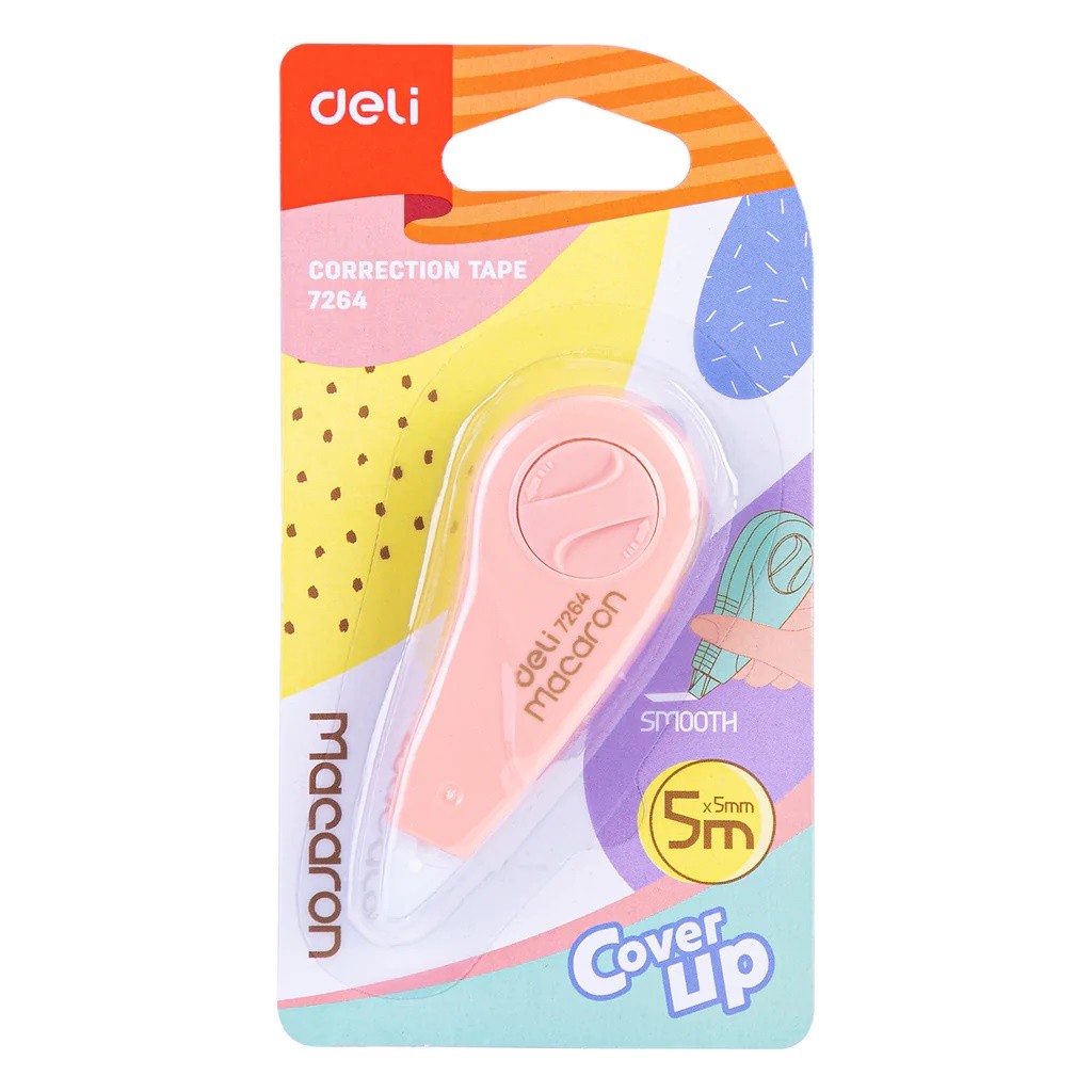 Jual Bobomart Deli E7264 Correction Tape/Tipe X kertas 5mm*5m cepat ...