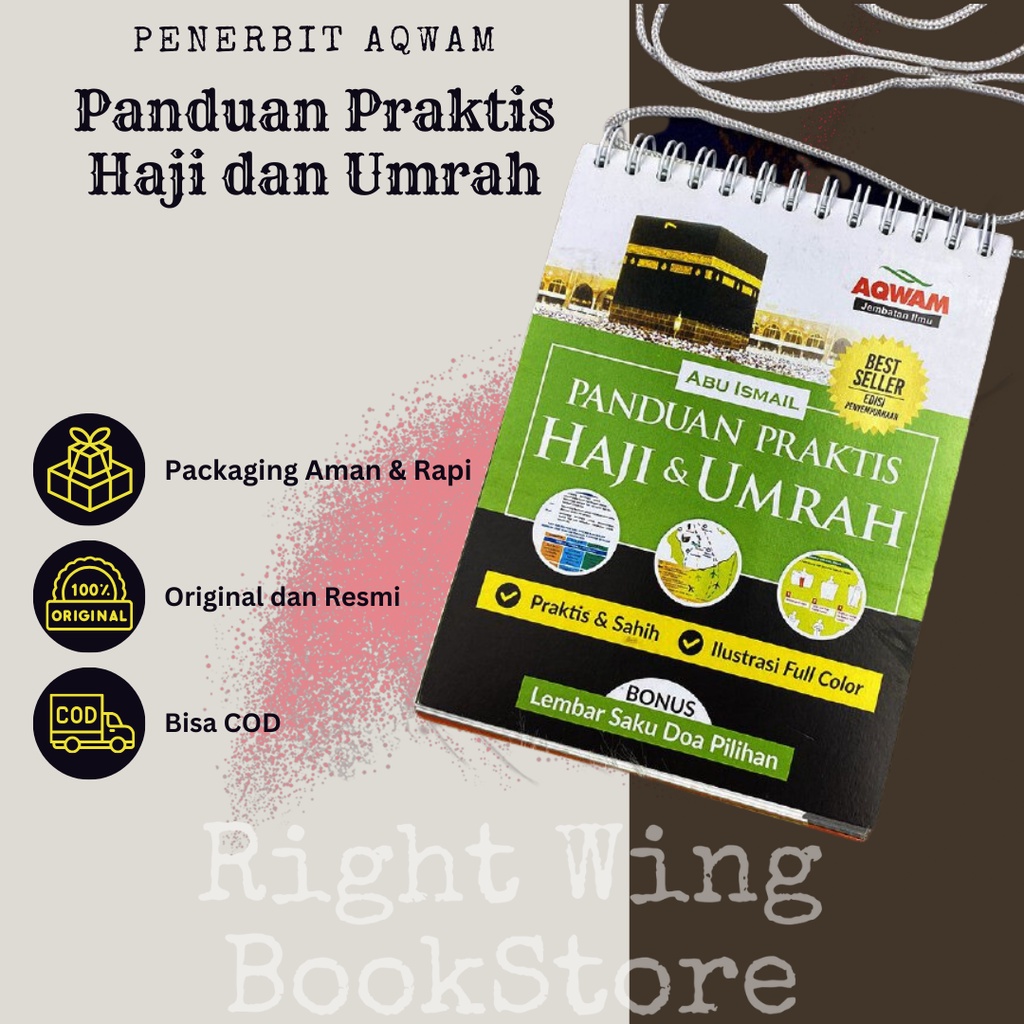 Jual Buku Panduan Praktis Haji And Umroh New Cover Penerbit Aqwam