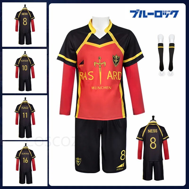 Jual PREORDER Anime Blue Lock Bastard Munchen Cosplay Costume NO.8 10